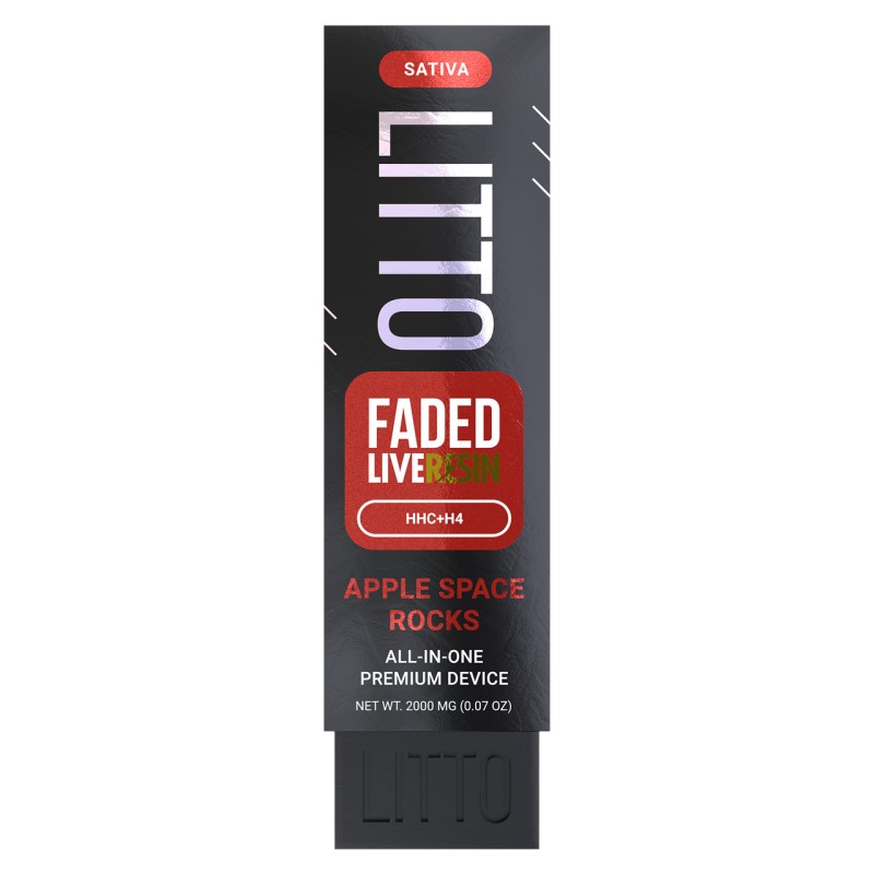 LITTO FADED HHC+H4 LIVE RESIN SATIVA APPLE SAUCE ROCKS LITTO FADED HHC+H4 LIVE RESIN SATIVA APPLE SAUCE ROCKS