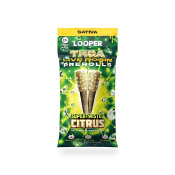 LOOPER LIVE ROSIN THCA 1GM 2PK PRE ROLLN SLURRICANE LOOPER LIVE ROSIN THCA 1GM 2PK PRE ROLLN SLURRICANE