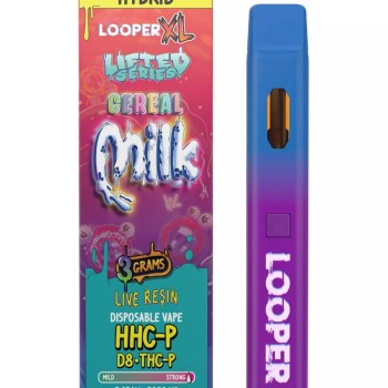 LOOPER XL LIVE RESIN 3GM HHC-P D8 THC-P HYBRID LIFTED SERIES LOOPER XL LIVE RESIN 3GM HHC-P D8 THC-P HYBRID LIFTED SERIES