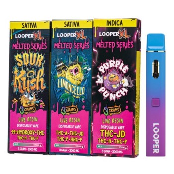 LOOPER XL LIVE RESIN 3GM THC A THC PC INDICA LOOPER XL LIVE RESIN 3GM THC A THC PC INDICA