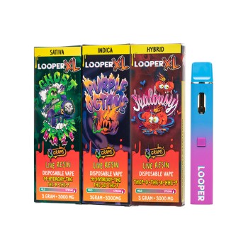 LOOPER XL LIVE RESIN 3GM THC P HHC LOOPER XL LIVE RESIN 3GM THC P HHC