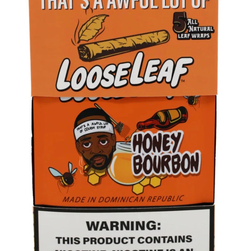 LOOSELEAF 8- 5PACKS HONEY BOURBON LOOSELEAF 8- 5PACKS HONEY BOURBON