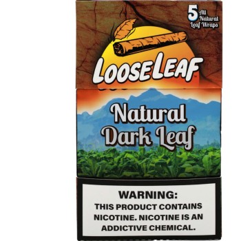LOOSELEAF 8- 5PACKS NATURAL DARK LEAF LOOSELEAF 8- 5PACKS NATURAL DARK LEAF