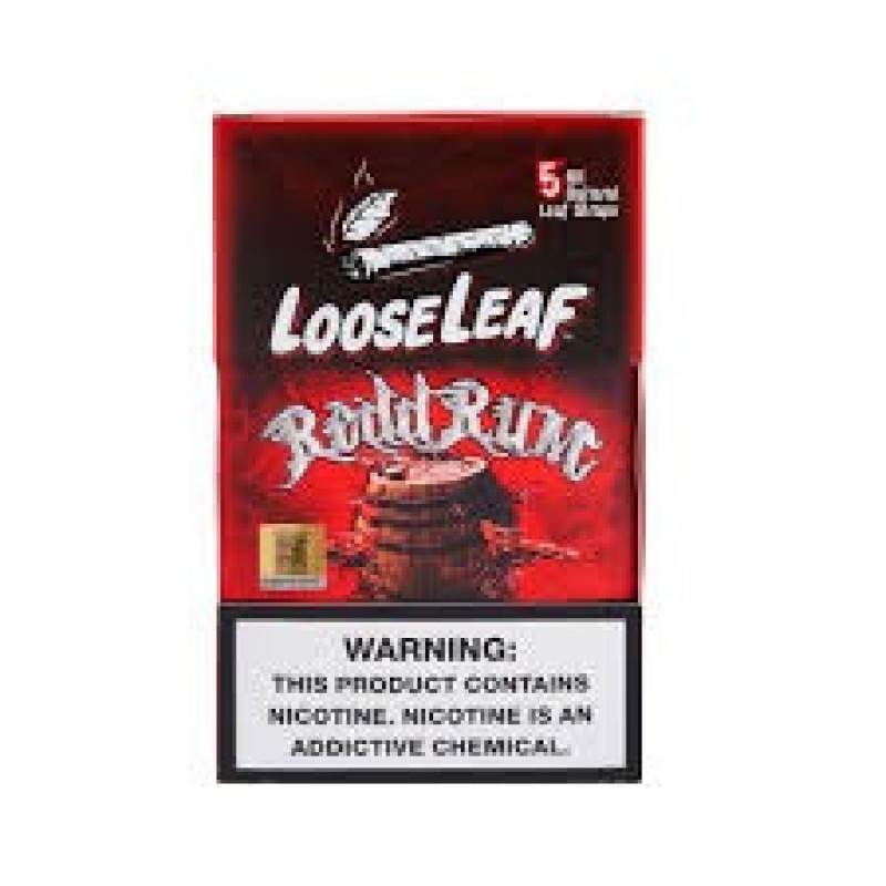 LOOSELEAF 8- 5PACKS REDD RUM