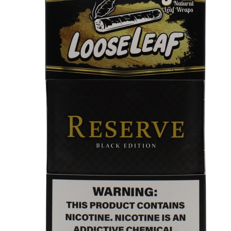 LOOSELEAF 8- 5PACKS RESERVE BLACK EDITION LOOSELEAF 8- 5PACKS RESERVE BLACK EDITION