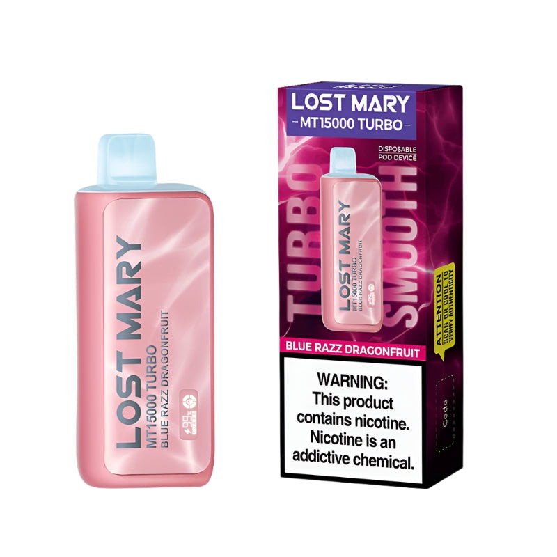 LOST MARY MT 15000 BLUE RAZ DRAGONFRUIT LOST MARY MT 15000 BLUE RAZ DRAGONFRUIT