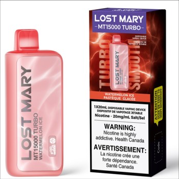 LOST MARY MT 15000 WATERMELON ICE LOST MARY MT 15000 WATERMELON ICE