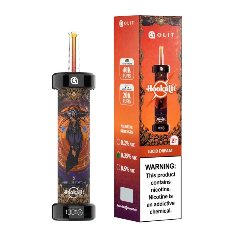 OLIT HOOKALIT 40000 PUFFS 5 CT LUCID DREAM OLIT HOOKALIT 40000 PUFFS 5 CT LUCID DREAM