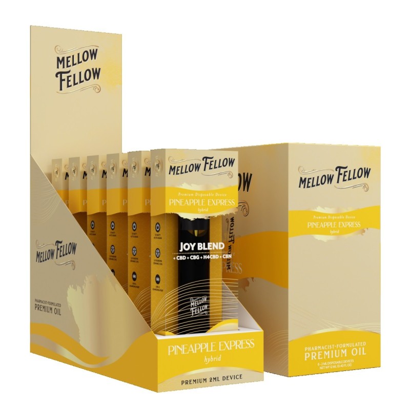 MELLOW FELLOW THC-P 2ML 6PK HYBRID PINEAPPLE EXPRESS MELLOW FELLOW THC-P 2ML 6PK HYBRID PINEAPPLE EXPRESS