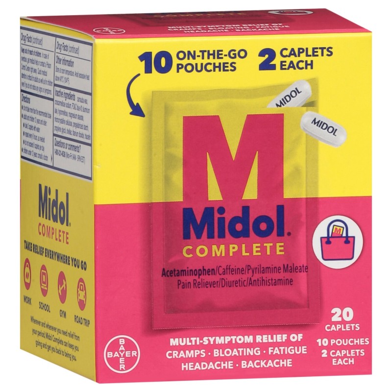 MIDOL COMPLETE 20PACK OF 2 CAP