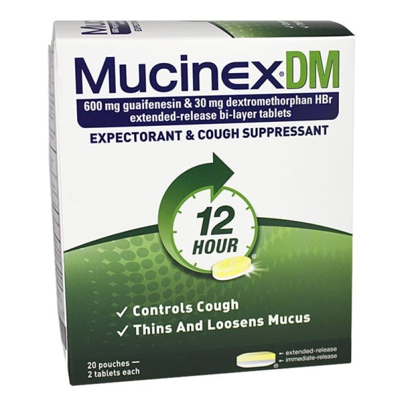 MUCINEX DM 20POUCHES / 2 EACH MUCINEX DM 20POUCHES / 2 EACH
