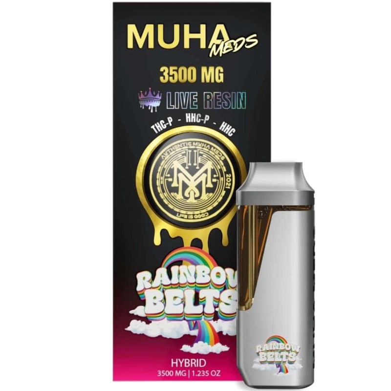 MUHA MEDS LIVE 3.5GM HYBRID RAINBOW BELTS MUHA MEDS LIVE 3.5GM HYBRID RAINBOW BELTS