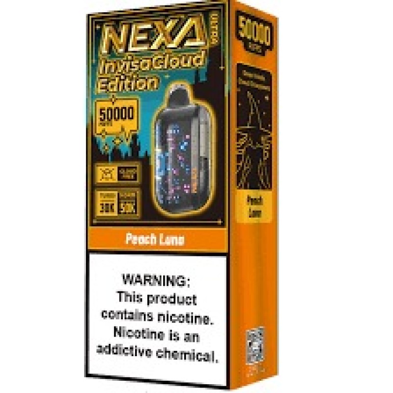 NEXA 50000 PUFFS INVISA CLOUD PEACH LUNA NEXA 50000 PUFFS INVISA CLOUD PEACH LUNA