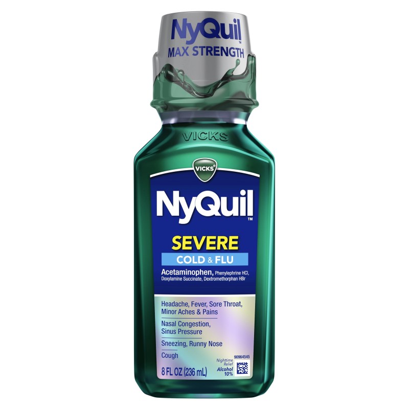 NYQUIL SEVRER COLD FLU 8OZ NYQUIL SEVRER COLD FLU 8OZ
