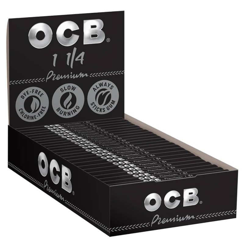 OCB 1.25 ROLLING PAOER WITH TIPS 24CT OCB 1.25 ROLLING PAOER WITH TIPS 24CT