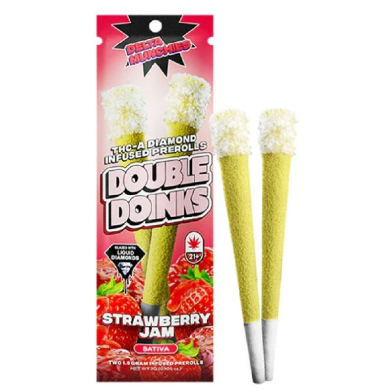 MUNCHIES DOUBLE DOINKS THCA 5PK/2 1.5GM PEACH COBBLER MUNCHIES DOUBLE DOINKS THCA 5PK/2 1.5GM PEACH COBBLER