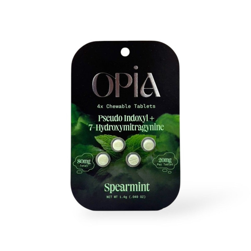 OPIA PSEUDOINDOXYL + 7 HYDROXY 20MG 4TAB / 10 SPEARMINT