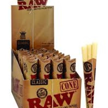 RAW CLASSIC CONE 3 CONE/PK KING SIZE 32 PACK
