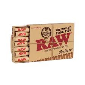RAW CONE PRE ROLLED TIPS 20 PACKS OF 21 TIPS