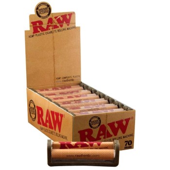 RAW HEMP PLASTIC CIGARETTE ROLLING MACHINE 70MM 12 CT