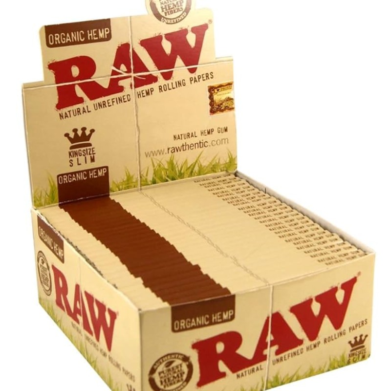 RAW ORGANIC HEMP KING SIZE SLIM 50 CT 32 /PACK RAW ORGANIC HEMP KING SIZE SLIM 50 CT 32 /PACK