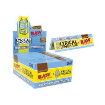 RAW ORGANIC R/PAPERS 32LEAVES 50/PK LYRICAL LEMONADE