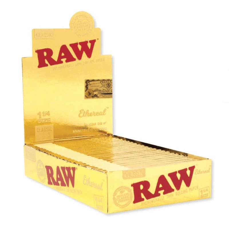 RAW PAPER ETHEREAL SIZE 1 1/4 24 CT RAW PAPER ETHEREAL SIZE 1 1/4 24 CT