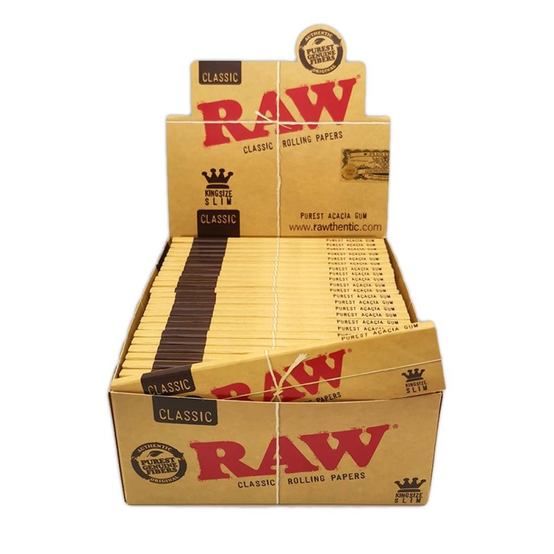 RAW PAPER KING CLASSIC SIZE 50/BOX 32 / PK CT RAW PAPER KING CLASSIC SIZE 50/BOX 32 / PK CT