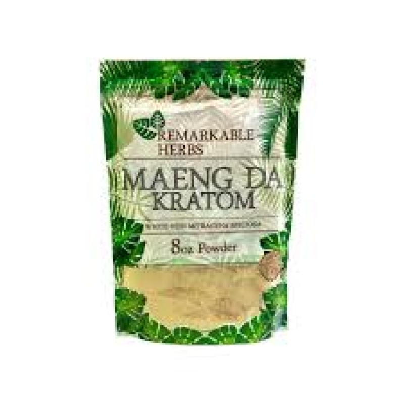 REMARKABLE HERBS MAENG DA KRATOM 8 OZ POWDER REMARKABLE HERBS MAENG DA KRATOM 8 OZ POWDER