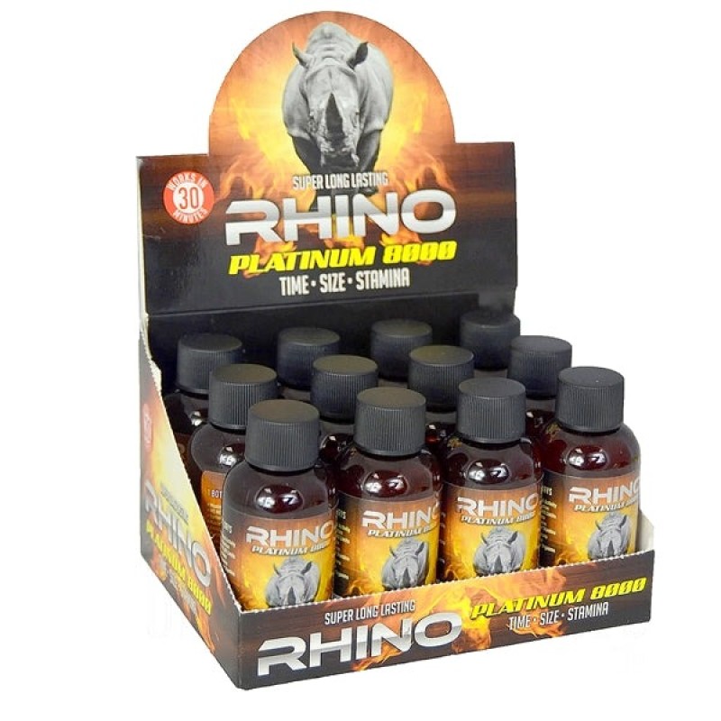 RHINO PLATINUM 8000 SHOTS NEW RHINO PLATINUM 8000 SHOTS NEW