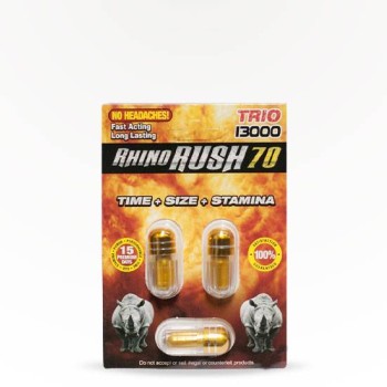 RHINO RUSH 13500 PILLS FOR MEN 2 PACK