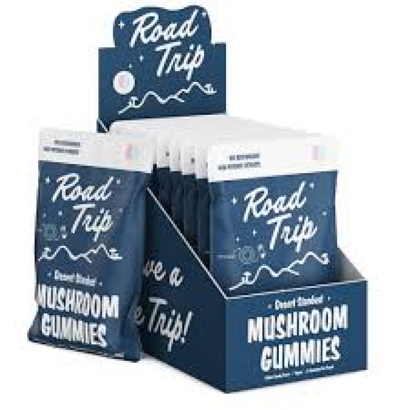 ROAD TRIP MUSHROOM GUMMIES 10 PK /8 COTTON CANDY ROAD TRIP MUSHROOM GUMMIES 10 PK /8 COTTON CANDY