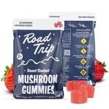 ROAD TRIP MUSHROOM GUMMIES 10 PK /8 STRAWBERRY