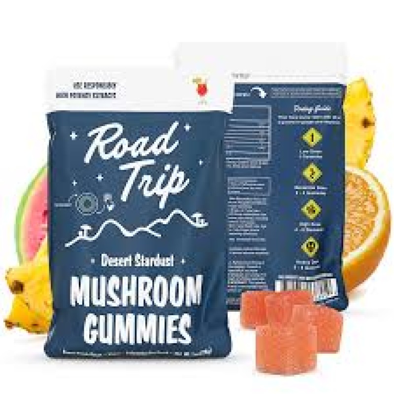 ROAD TRIP MUSHROOM GUMMIES 10 PK /8 SUNSET PUNCH ROAD TRIP MUSHROOM GUMMIES 10 PK /8 SUNSET PUNCH