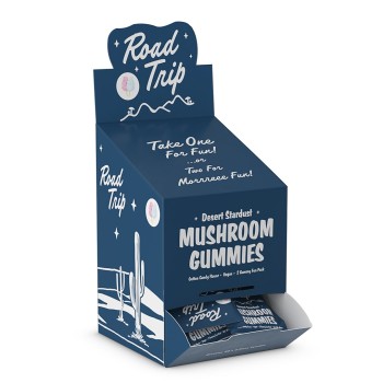 ROAD TRIP MUSHROOM GUMMIES 30 PK /2 COTTON CANDY