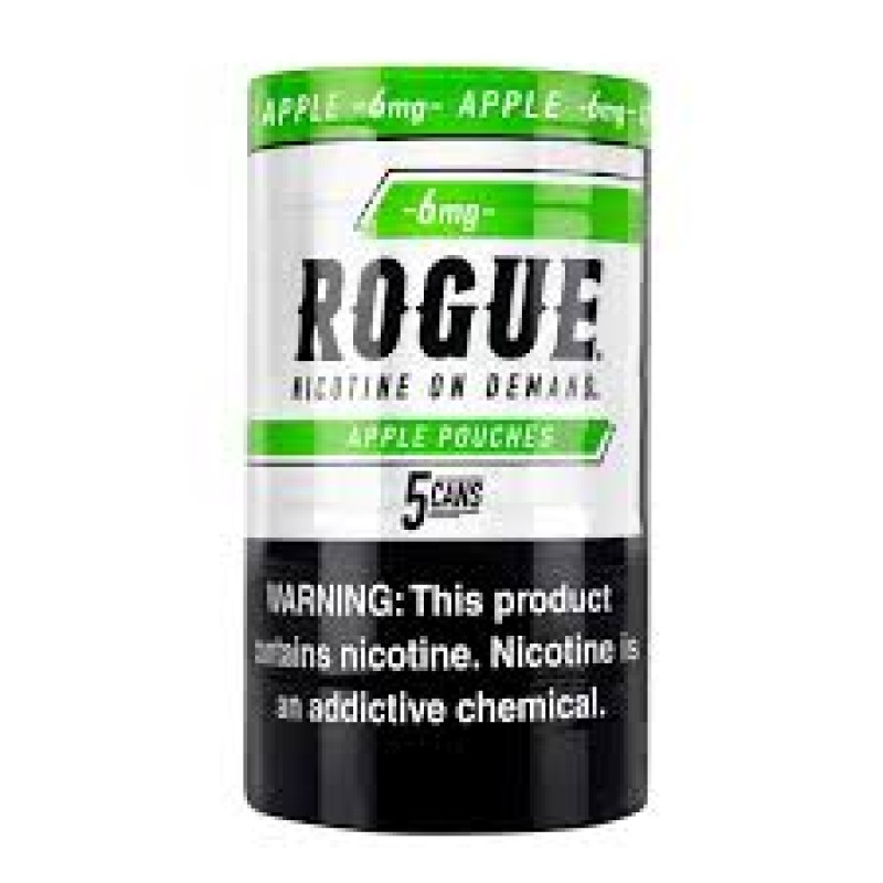 ROGUE 6MG 5PK APPLE POUCHES ROGUE 6MG 5PK APPLE POUCHES