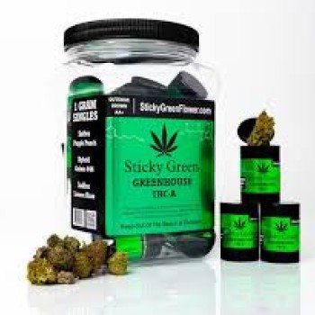 SG GREEN HOUSE THC-A FLOWER 1gm  | GREEN MIX 20 PCS JARD