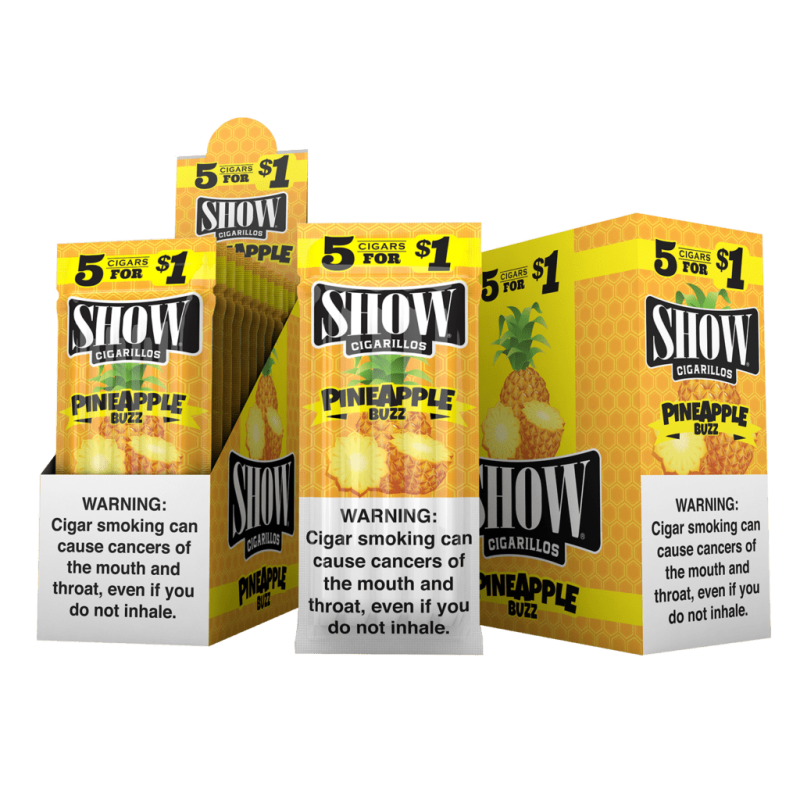 SHOW CIGARILLOS 5 FOR 1 PINEAPPLE BUZZ