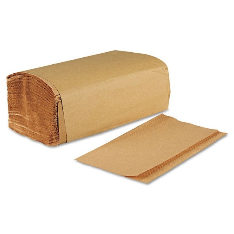 SINGLE FOLD BROWN TOWEL 250x16 4000 CT SINGLE FOLD BROWN TOWEL 250x16 4000 CT