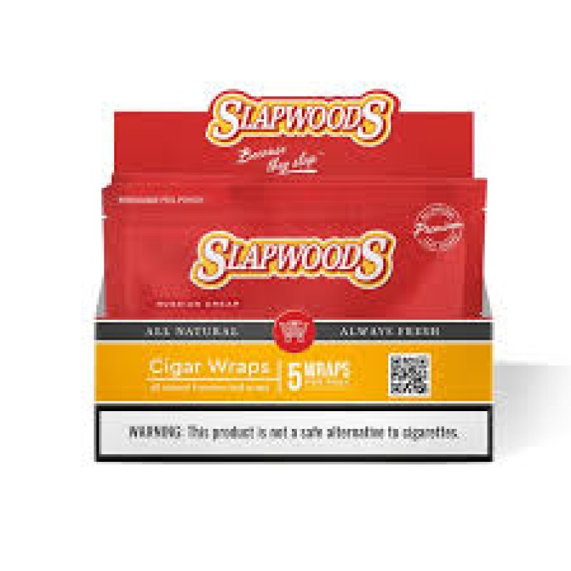 SLAPWOODS WRAPS 10 PK OF 5 WRAPS BLOODSHOT SLAPWOODS WRAPS 10 PK OF 5 WRAPS BLOODSHOT