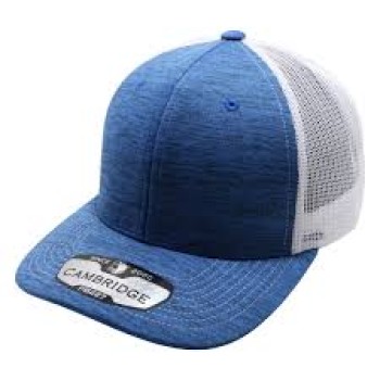 SPACE DYED CAMBRIDGE MESH TRUCKER