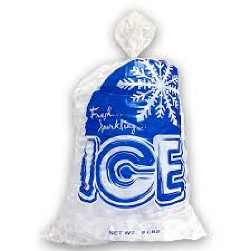 SPARKLING CUBES ICE BAG 8 LB 500 CT SPARKLING CUBES ICE BAG 8 LB 500 CT