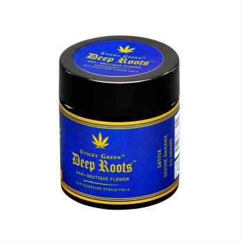 STICKY GREEN DEEP ROOTS BOUTIQUE 1GM 20CT BLUE THC AAA