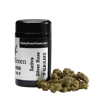 STICKY GREEN FLOWERS SATIVA SILVER AAA THCA 7 GM