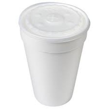 STRAW SLOTTED LID 32-44 oz FOAM CUP 1000 CT