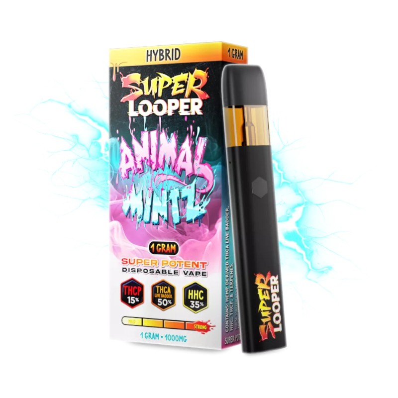 SUPER LOOPER LIVE BADDER THCP THCA HHC 1GM HYBRID DISPOSABLE VAPE SUPER LOOPER LIVE BADDER THCP THCA HHC 1GM HYBRID DISPOSABLE VAPE