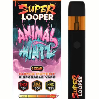 SUPER LOOPER LIVE BADDER THCP THCA HHC 1GM HYBRID DISPOSABLE VAPE