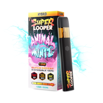 SUPER LOOPER LIVE BADDER THCP THCA HHC 1GM SATIVA DISPOSABLE VAPE
