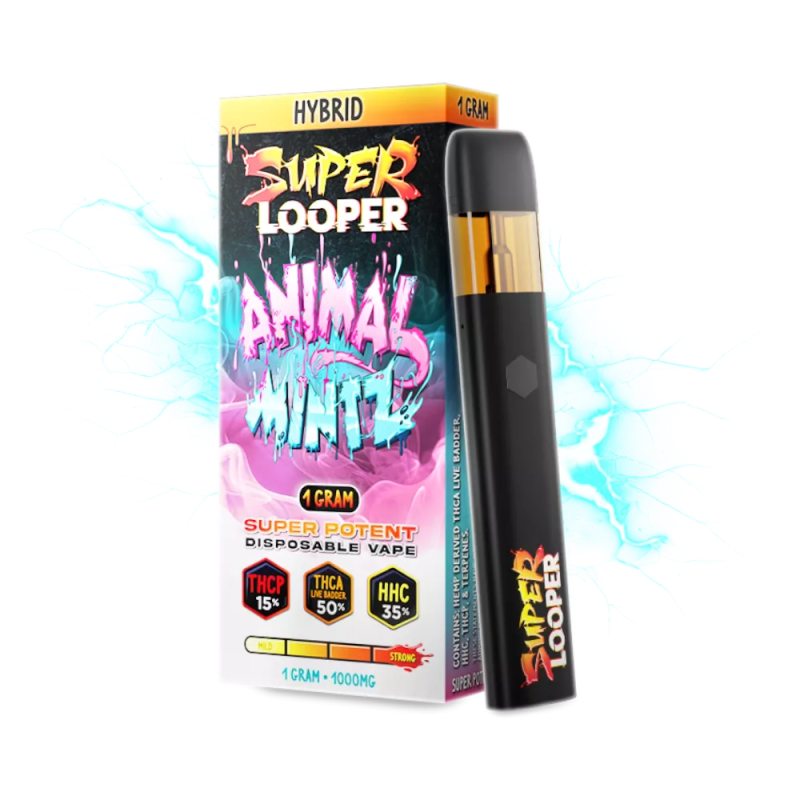 SUPER LOOPER LIVE BADDER THCP THCA HHC 1GM SATIVA DISPOSABLE VAPE SUPER LOOPER LIVE BADDER THCP THCA HHC 1GM SATIVA DISPOSABLE VAPE