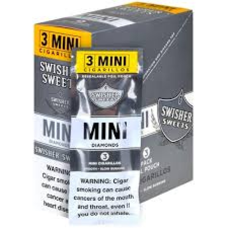 SWISHER 3 MINI CIGARILLOS DIMOND CLASSIC SWISHER 3 MINI CIGARILLOS DIMOND CLASSIC